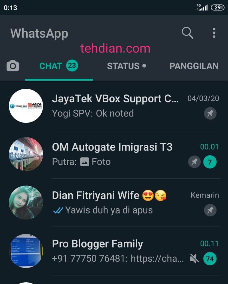 Cara Dark Mode Whatsapp Android Droid Co Id