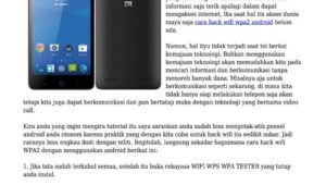 Cara Hack Wifi Pakai Android Droid Co Id